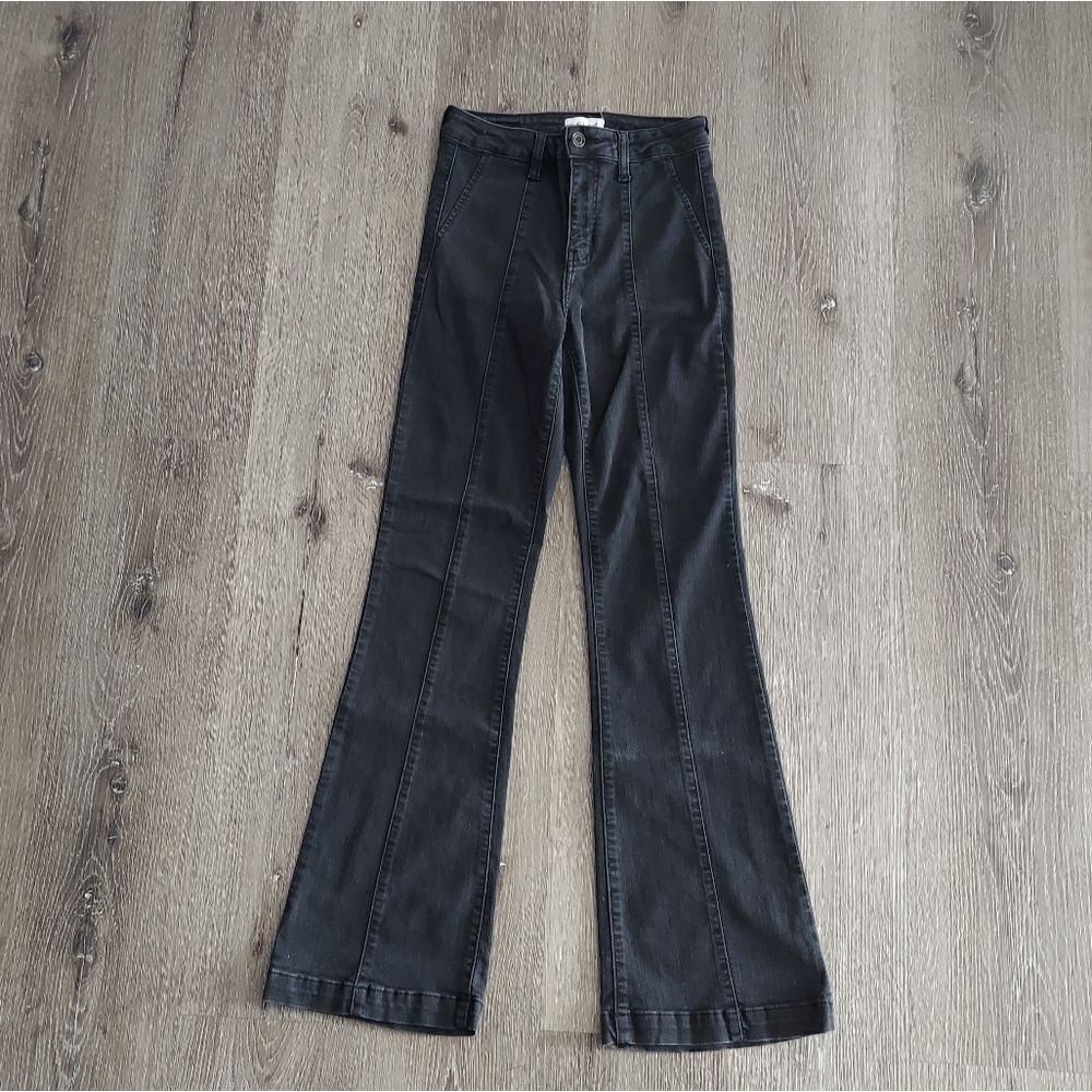 CELLO Black High Rise Flare Jeans Size 3